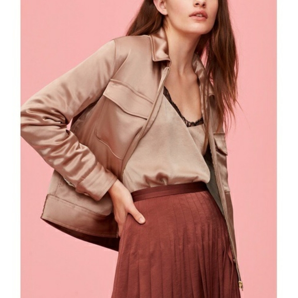 Aritzia Jackets & Blazers - Aritzia Little Moon Pink Nerine Jacket Medium NWT